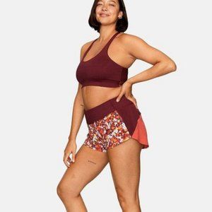 Outdoor Voices Hudson Shorts in Paprika Blooms